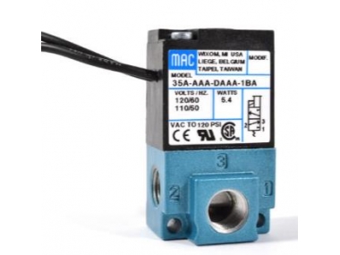 MAC Valves,  MAC Solenoid Valves Operated 3 Way