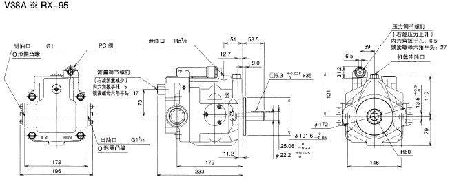 Daikin柱塞泵V系列